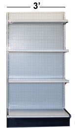 3′ Gondola Shelving Unit