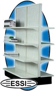 Double Sided Gondola Shelving